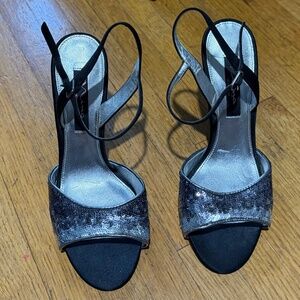 Nina hombre sequined heels.